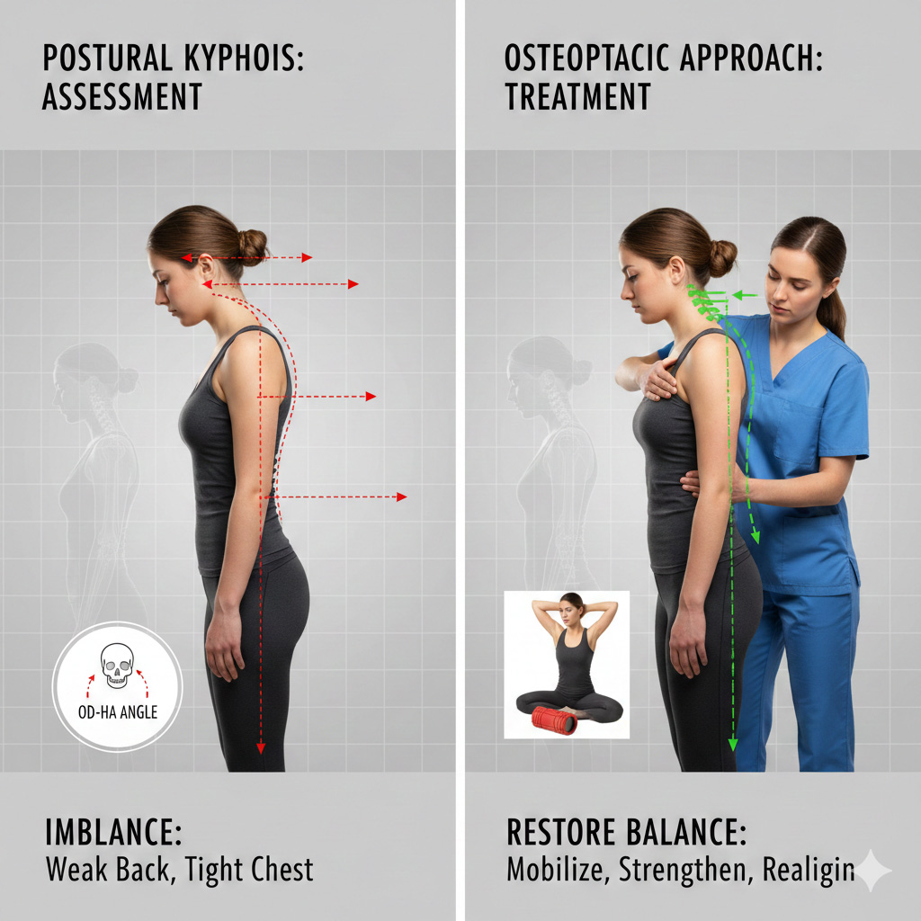Postural Kyphosis and Osteopathic Approaches: A Clinical Review